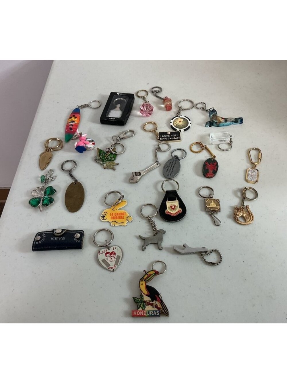 Vintage Keychain Bulk Lot 25 As Shown